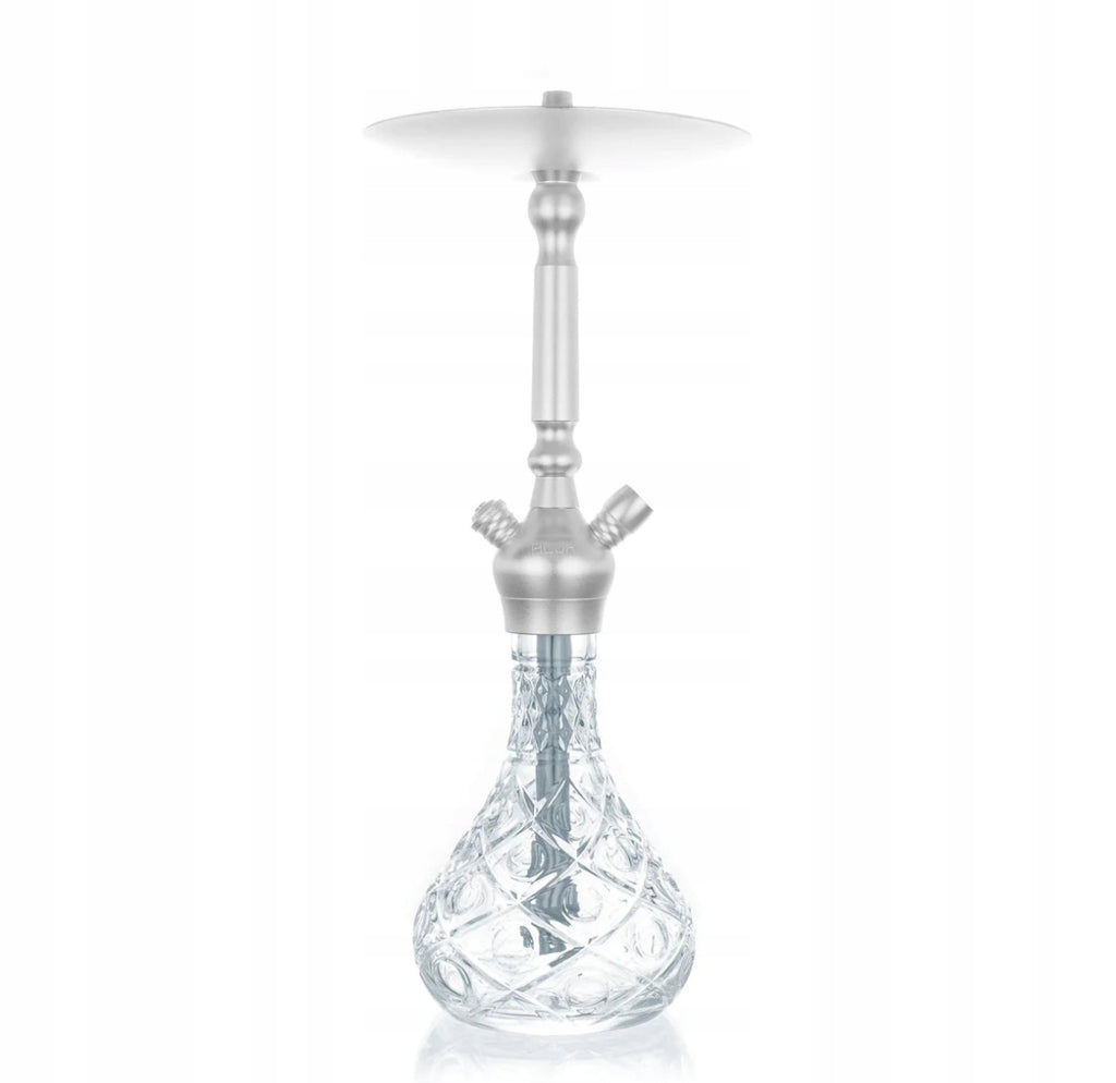 Aladin Alux M5 Hookah 55cm – Premium Shisha Set with Case (Silver)
