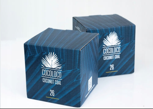 Cocoloco Coconut Charcoal 26mm – Premium Hookah Coals 1kg