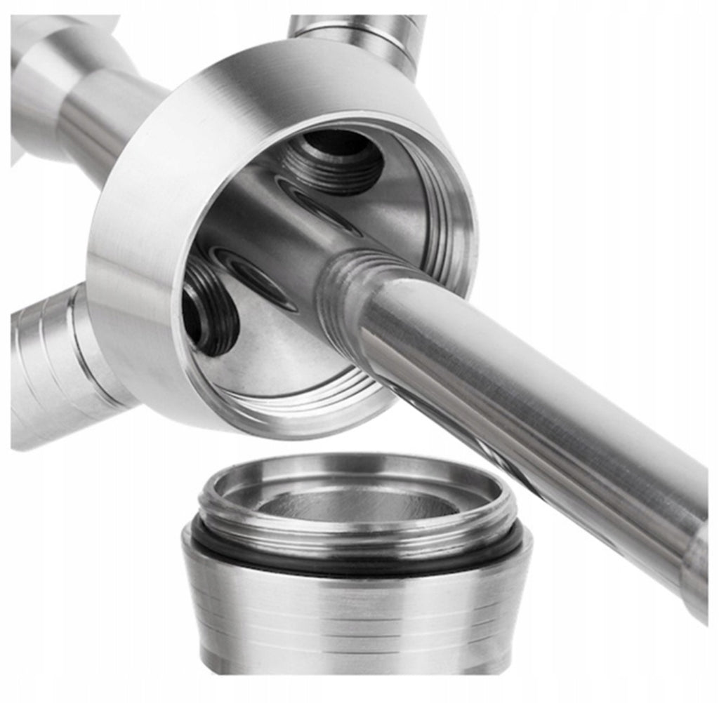 Oduman Gusto-35 Hookah – Premium Stainless Steel Shisha (37cm)