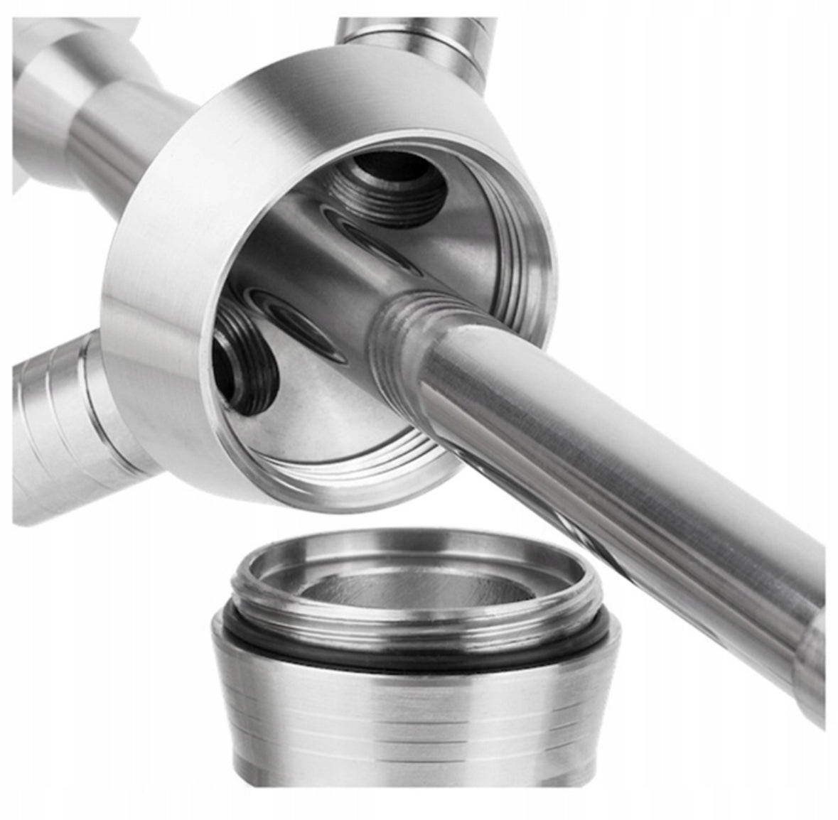 Oduman Gusto-35 Hookah – Premium Stainless Steel Shisha (37cm)