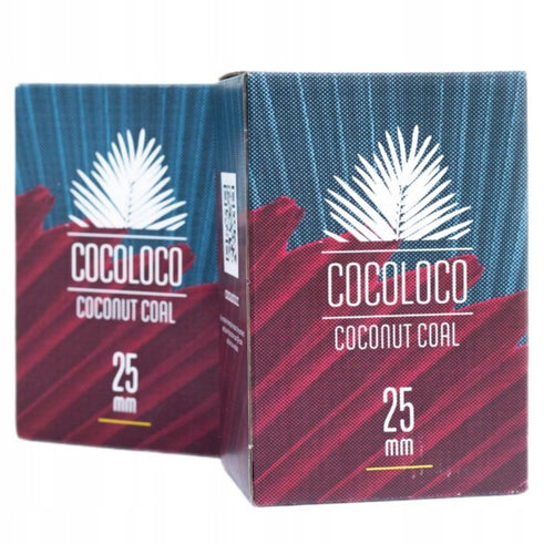 Coconut Charcoal 1kg (72 pcs) – Węgiel Kokosowy do Shishy 25mm | Fast Shipping Poland