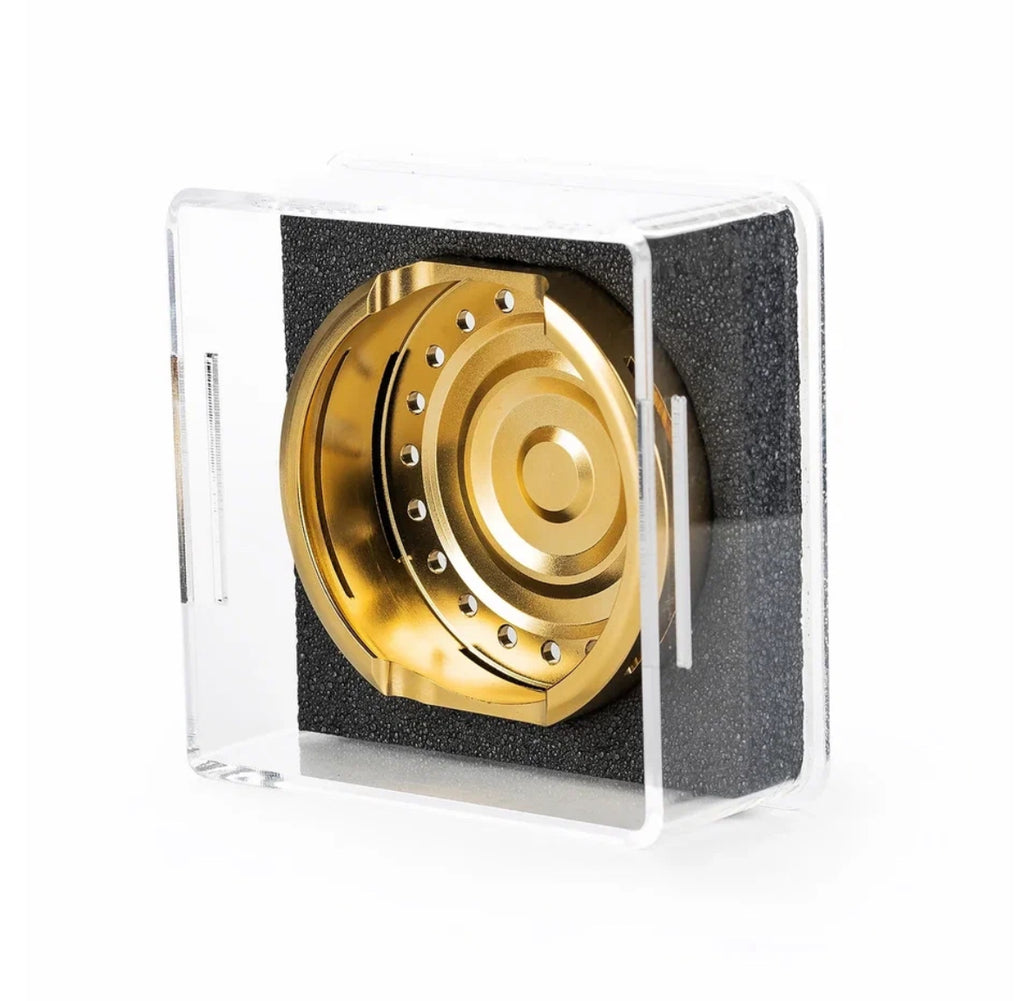 Alpha Hookah FNX Gold Overlay – Premium HMD Cap (Gold)