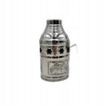 Hookah Wind Cover | Shisha Chimney Heat Manager Steel Silver (Size S)