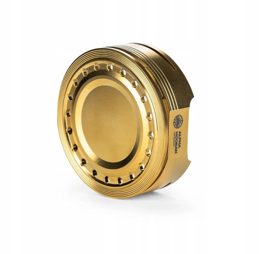 Alpha Hookah FNX Gold Overlay – Premium HMD Cap (Gold)