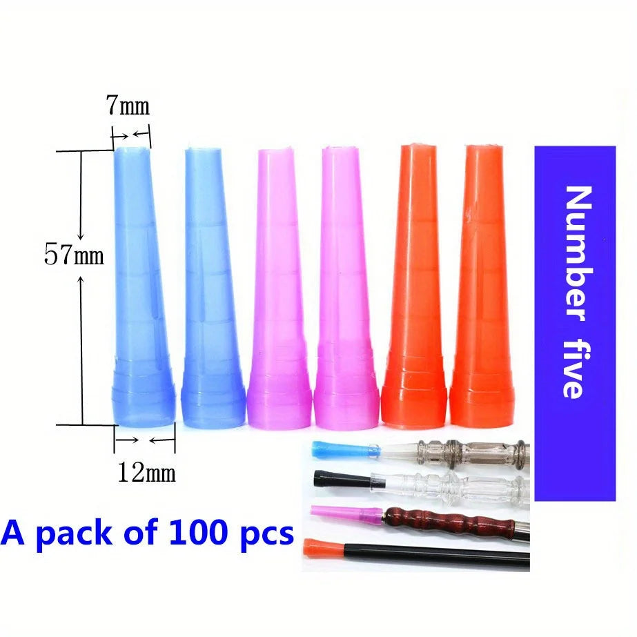 Disposable Hookah Mouth Tips – 50/100pcs Hygienic Set