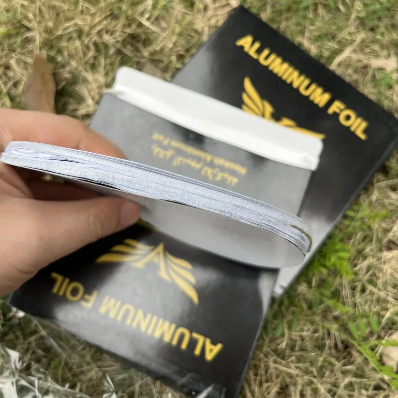 Pre-Cut Hookah Aluminum Foil – 50pcs Easy Use Shisha Sheets