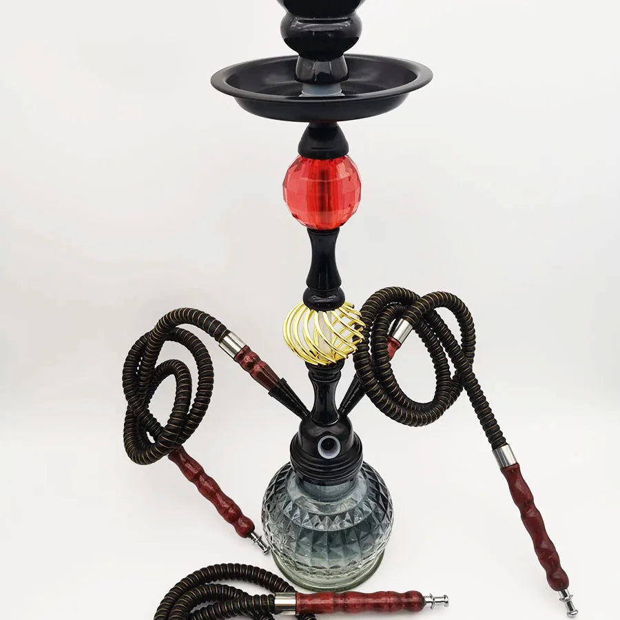 Premium 3 Hose Hookah Set – Complete Glass Edition