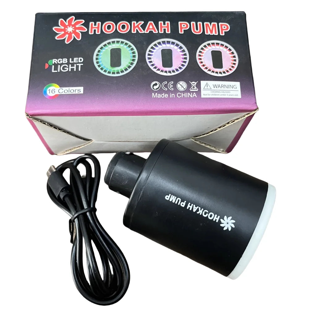 Electric Hookah Starter – USB Air Pump with LED