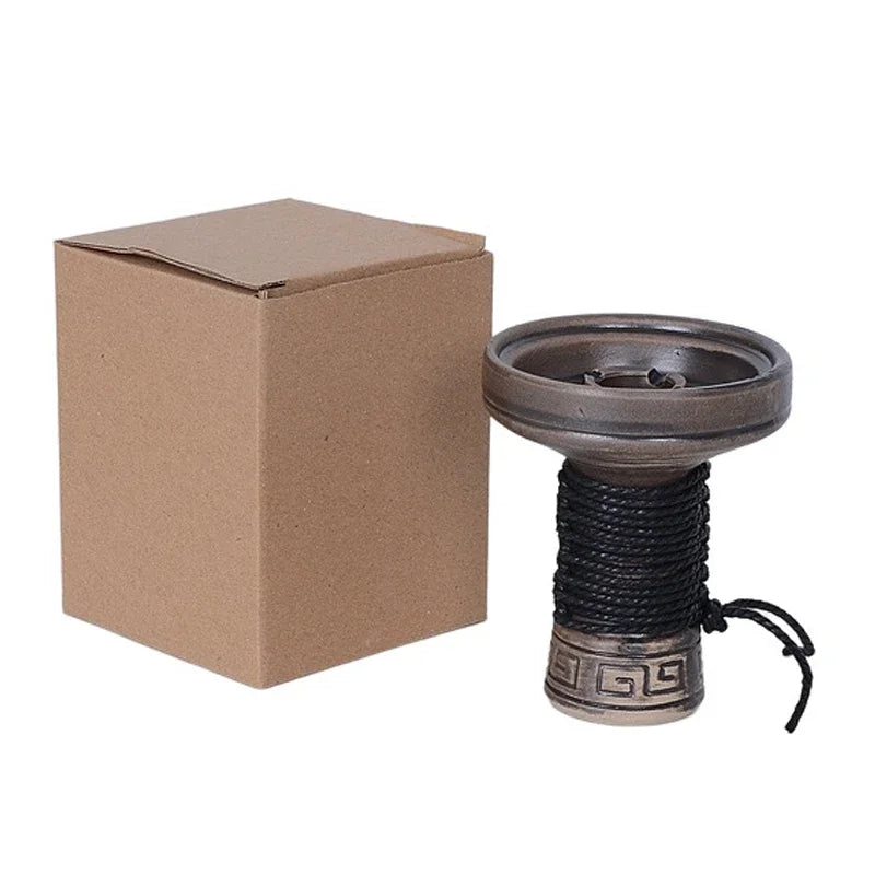 Premium Hookah Mummy Bowl – Heat Retention Clay Shisha Bowl