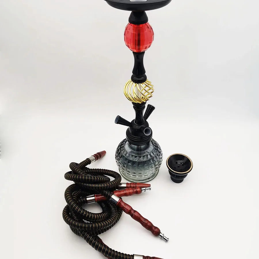 Premium 3 Hose Hookah Set – Complete Glass Edition