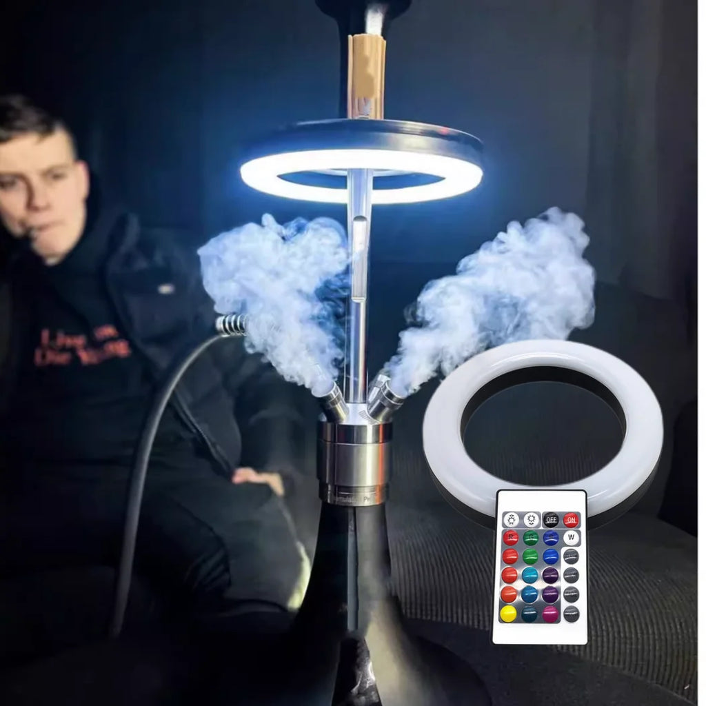 LED Hookah Ring Light – Remote Control Shisha Base Light