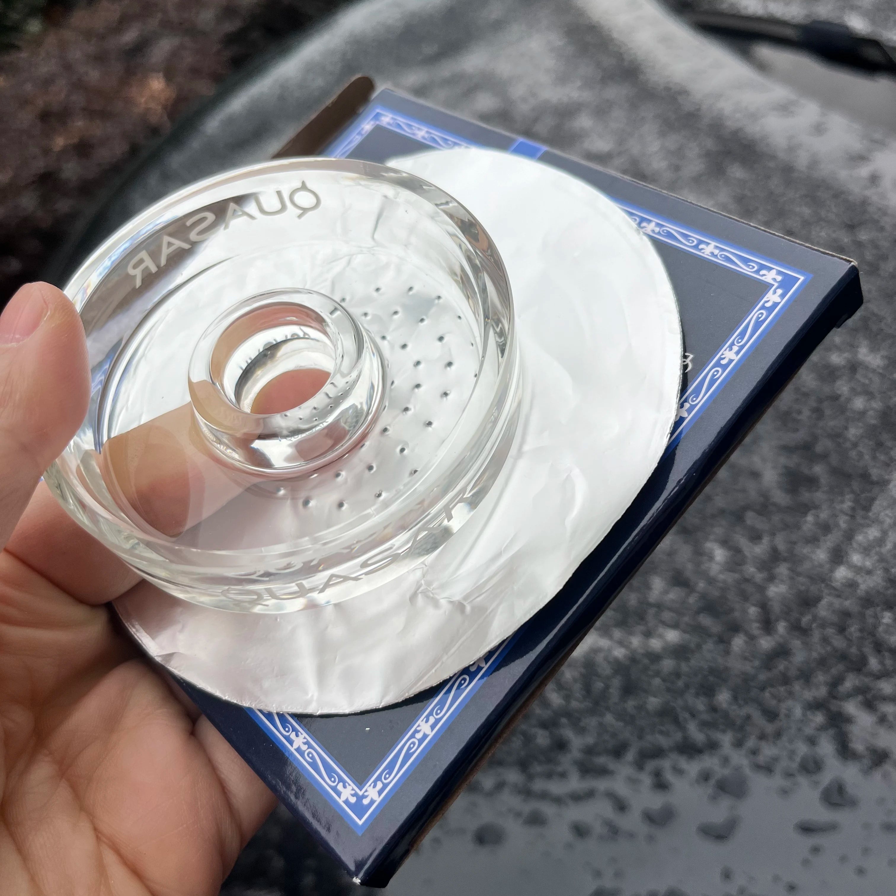 Glass Hookah Bowl Set – Premium Shisha Head with Heat Control