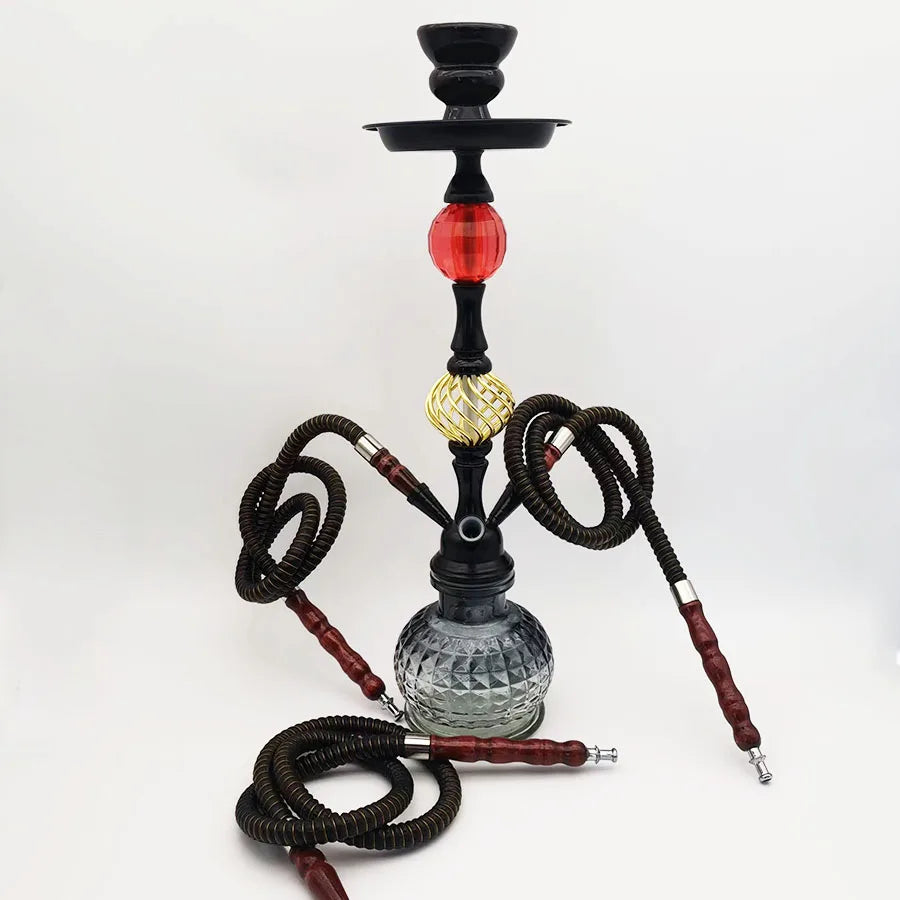Premium 3 Hose Hookah Set – Complete Glass Edition