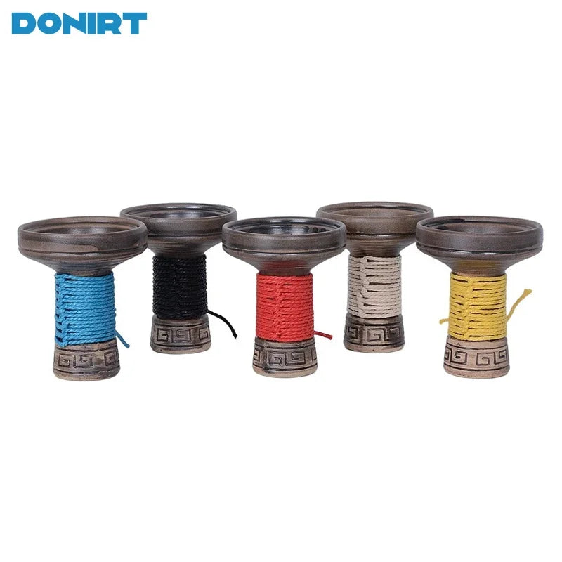 Premium Hookah Mummy Bowl – Heat Retention Clay Shisha Bowl