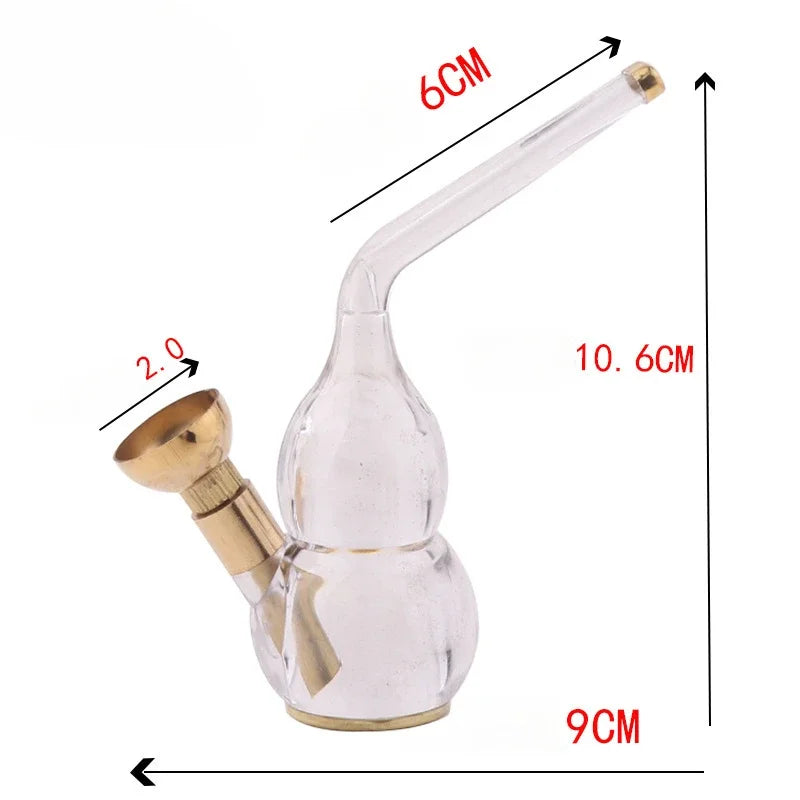 Dual Cigarette Tobacco Smoking Water Filter Pipe Mini Shisha Hookah