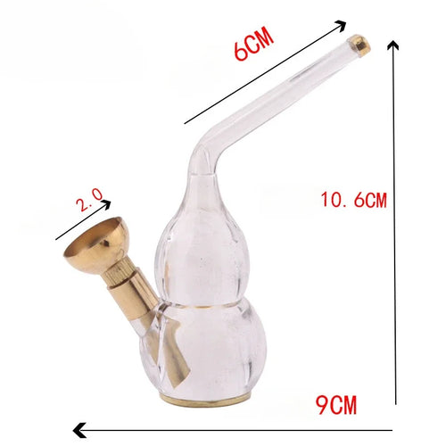 Dual Cigarette Tobacco Smoking Water Filter Pipe Mini Shisha Hookah