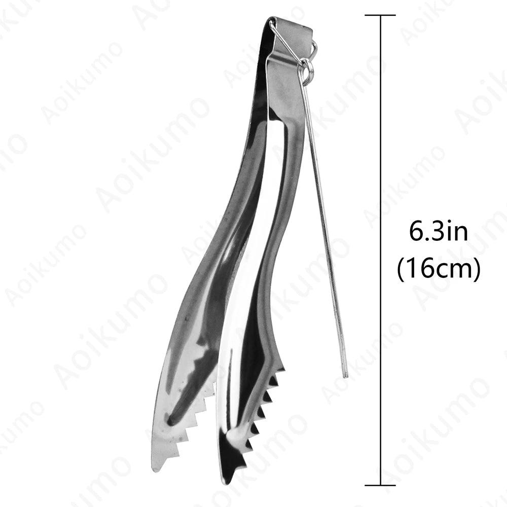 Stainless Steel Hookah Charcoal Tongs – Heat Resistant Shisha Coal Holder