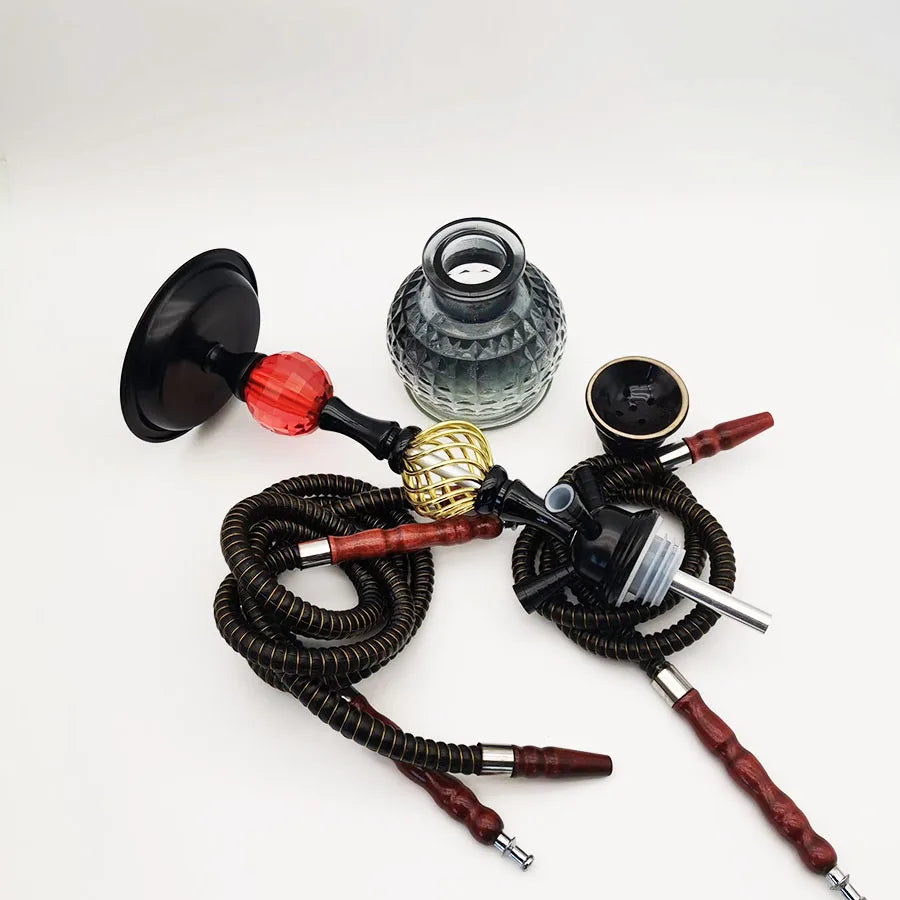 Premium 3 Hose Hookah Set – Complete Glass Edition