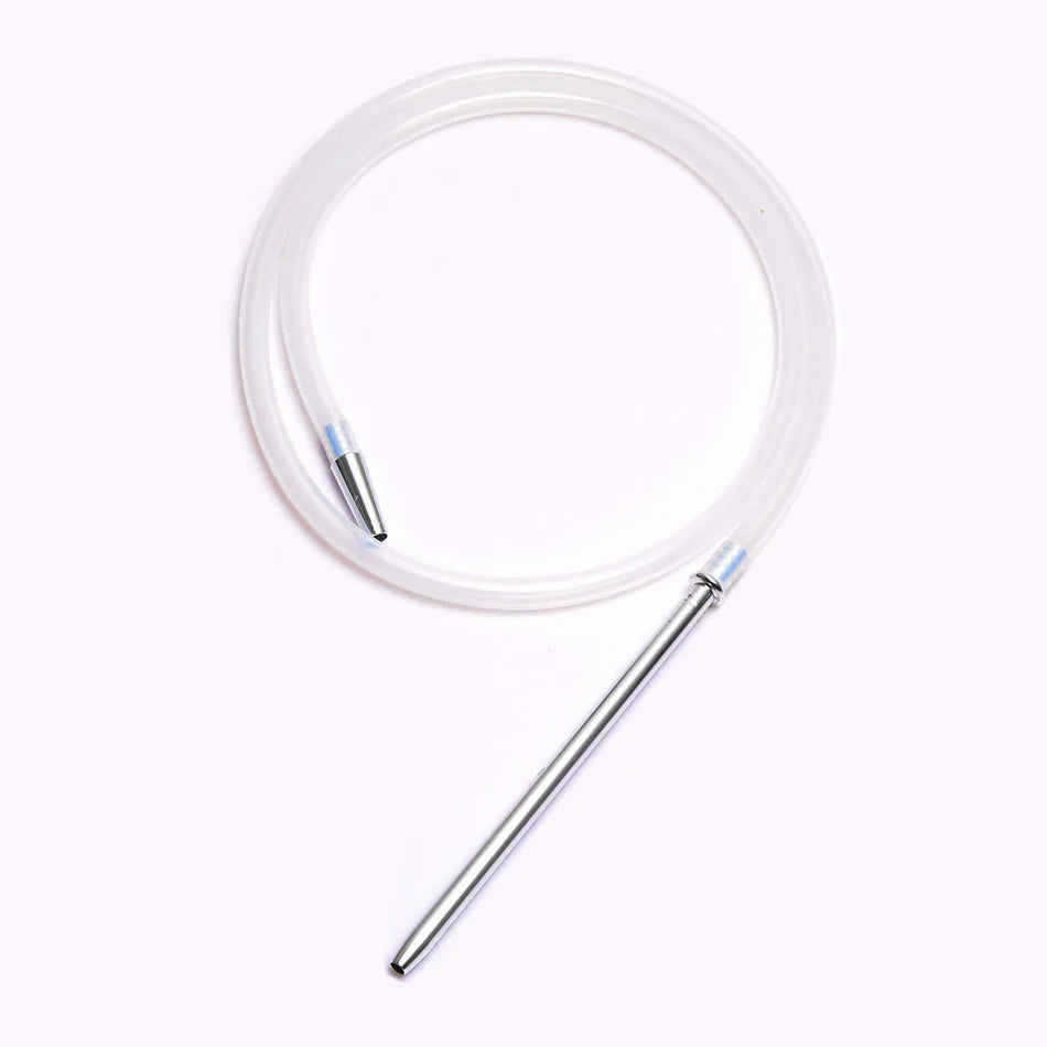 Premium Silicone Hookah Hose with Aluminum Handle 1.7M