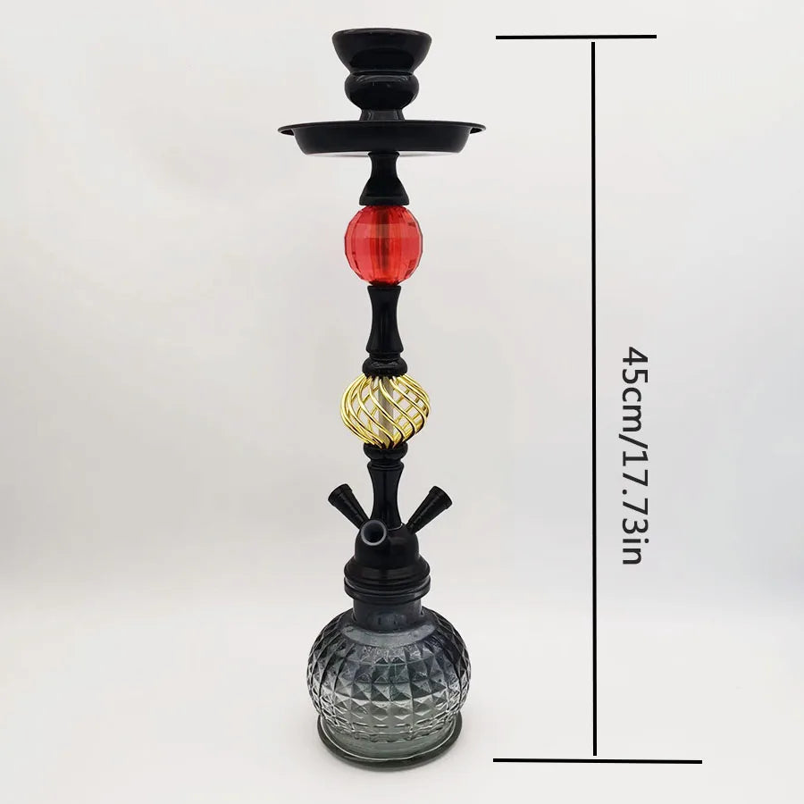 Premium 3 Hose Hookah Set – Complete Glass Edition