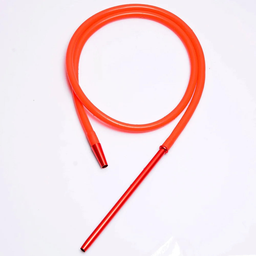 Premium Silicone Hookah Hose with Aluminum Handle 1.7M