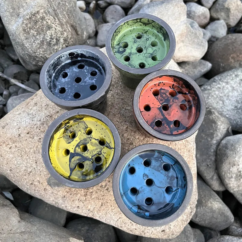 Premium Ceramic Bowl – 7 Hole Design | Heat Control Pro